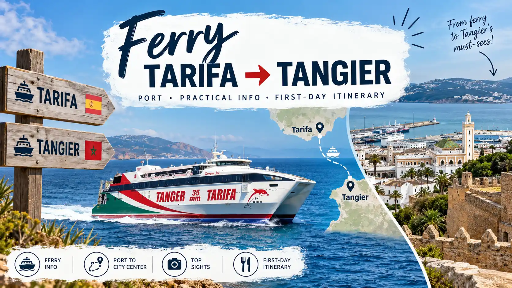 Ferry Tarifa Tangier: Guide and First-Day Itinerary