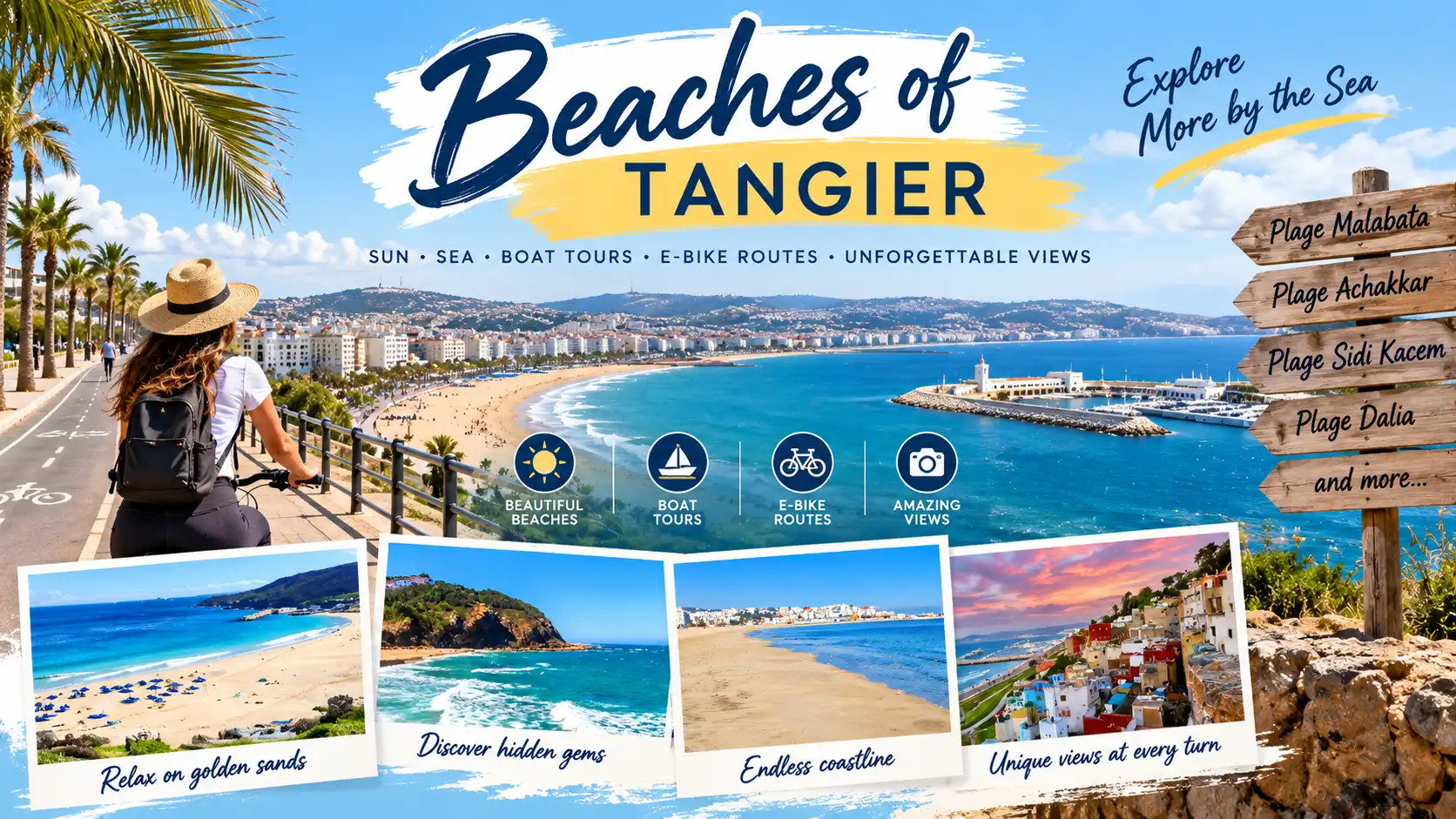 Best Beaches in Tangier: Boat Tours & E-Bike Routes Guide