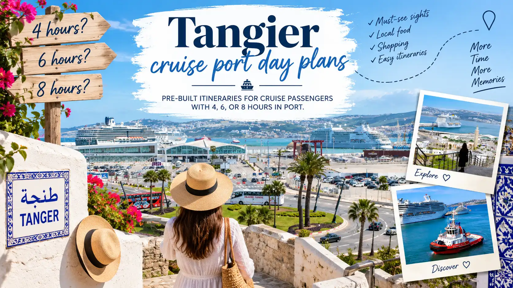 Tangier Cruise Port Day Plans: Best 4, 6 & 8-Hour Itineraries