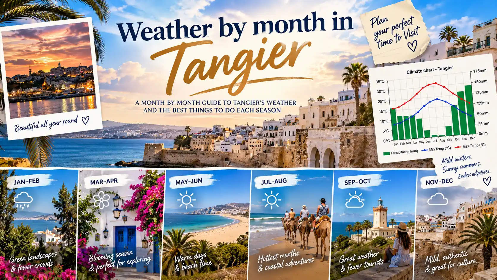 Weather by Month in Tangier: Seasonal Guide & Activities
