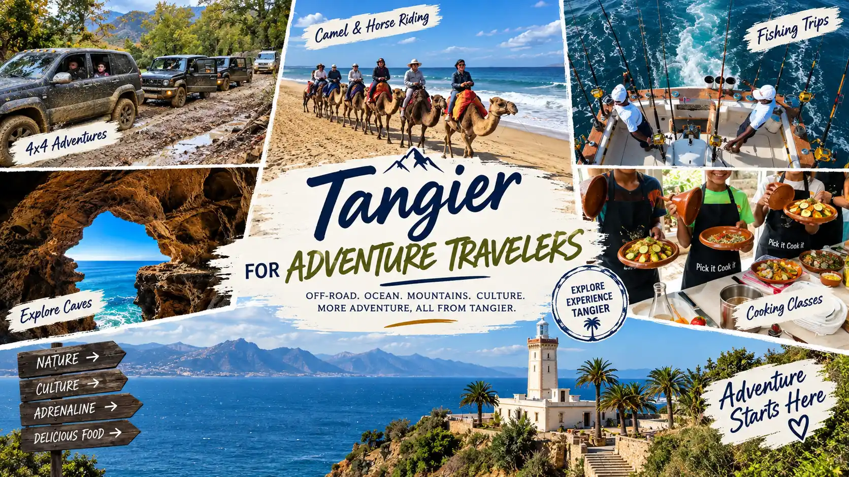 Adventure Activities in Tangier: 4x4 Tours, Fishing & More